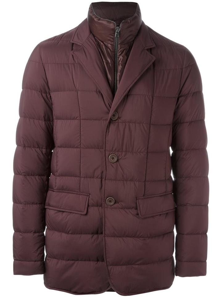 Herno Padded Jacket, Men's, Size: 46, Pink/purple, Feather Down/nylon/polyurethane
