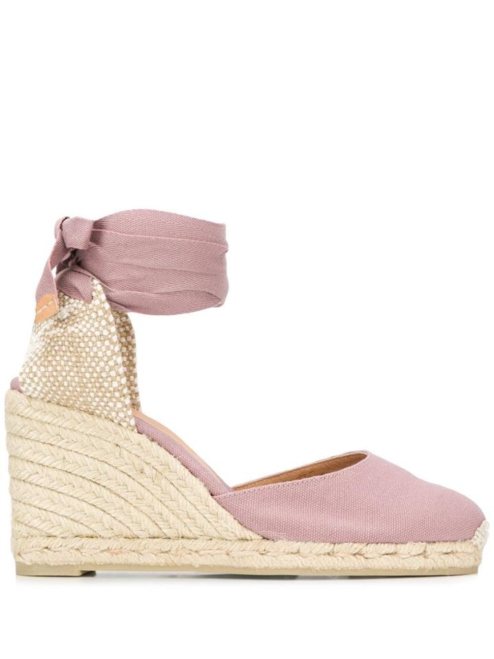 Castañer Carina Wedge Espadrilles - Purple