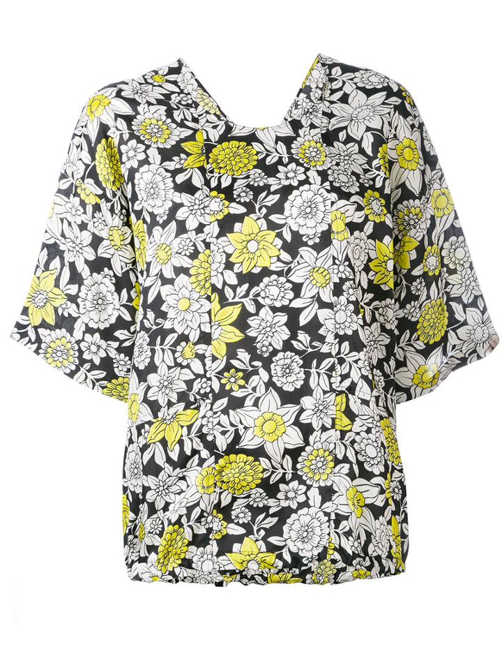Christian Wijnants - Floral Print Blouse - Women - Cupro/viscose - 36, Cupro/viscose