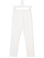 Moncler Kids Teen Classic Chinos - White