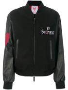 Les Bohemiens Zipped Bomber Jacket - Black