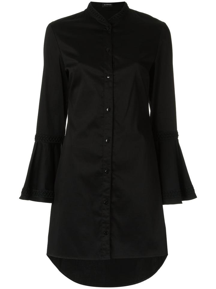 Olympiah - Long Sleeves Dress - Women - Cotton/spandex/elastane - 38, Black, Cotton/spandex/elastane