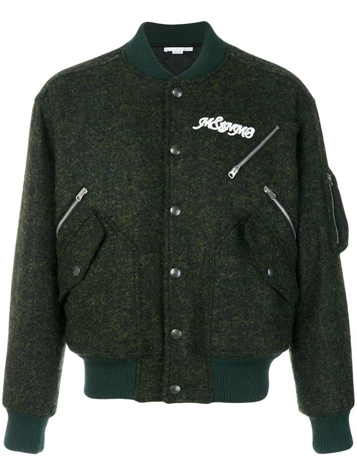 Stella Mccartney Classic Bomber Jacket - Green