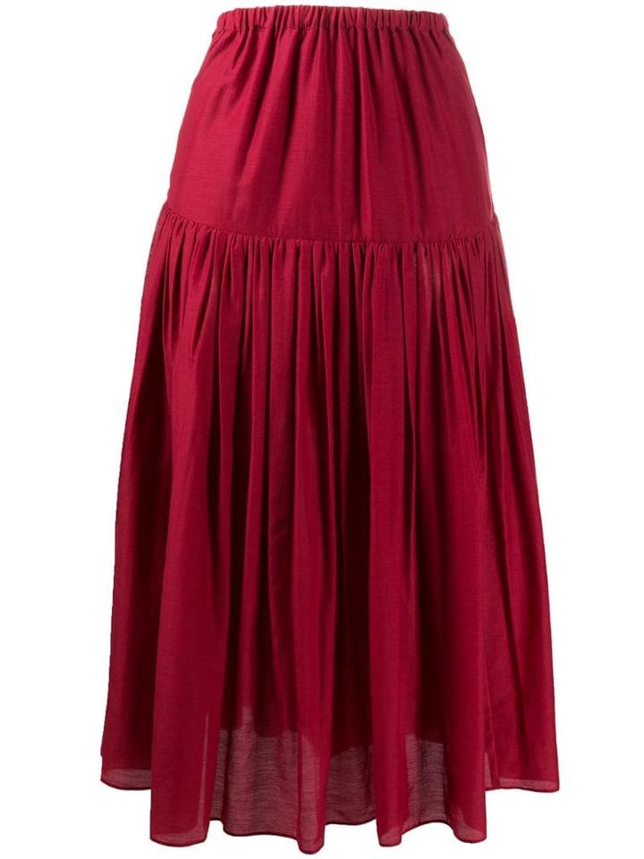 Sara Lanzi Tiered Bow Back Skirt