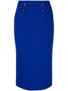 Ginger & Smart Suffuse Midi Skirt - Blue