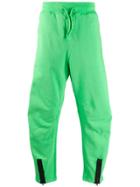 Stone Island Shadow Project Zip Detail Drawstring Joggers - Green