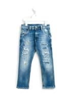 Diesel Kids Distressed Jeans, Girl's, Size: 12 Yrs, Blue