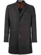 Hackett Multi-check Single Breasted Coat