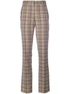 Victoria Beckham Relaxed Slim Trousers - Brown