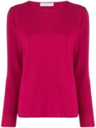 Fabiana Filippi Round Neck Slim-fit Jumper - Pink