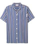 Gcds Striped Boxy Shirt - Blue