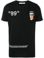 Off-white Impressionism Print T-shirt - Black