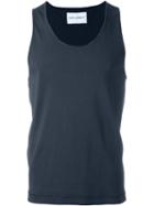Our Legacy Scoop Neck Vest, Men's, Size: 48, Blue, Cotton