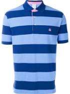 Brooks Brothers Striped Polo Shirt, Men's, Size: Medium, Blue, Cotton