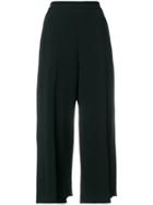 Sportmax Cropped Tailored Trousers - Black