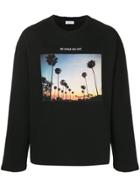 Ih Nom Uh Nit Photo Print Sweater - Black
