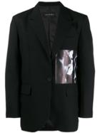 Yuiki Shimoji Graphic Print Blazer - Black