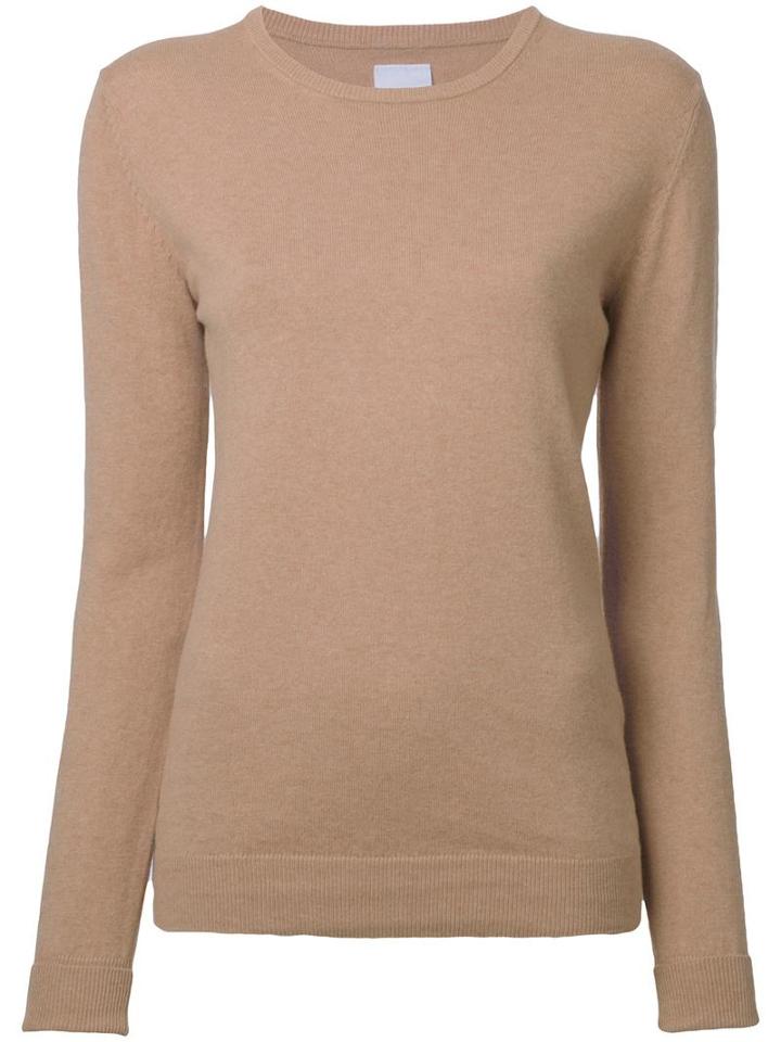 Cityshop 'city' Crew Neck Jumper, Women's, Brown, Cotton/cashmere