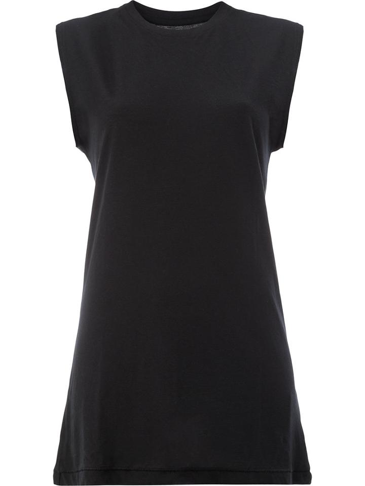 Song For The Mute - Sleeveless T-shirt - Women - Cotton - 40, Black, Cotton