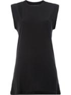Song For The Mute - Sleeveless T-shirt - Women - Cotton - 40, Black, Cotton