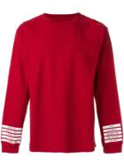 Rta Back Logo Print Sweatshirt - Red