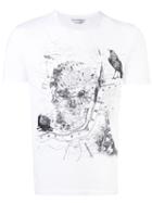 Alexander Mcqueen - White London Map Skull T Shirt - Men - Cotton - Xxl, Cotton