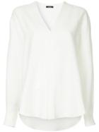 Bassike Textured Crepe Relaxed Shirt - White