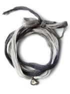 Christian Koban Tie Pendant Necklace, Women's, Grey