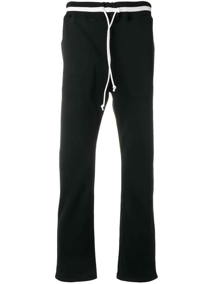 Maison Kitsuné Logoed Jog Pants - Black