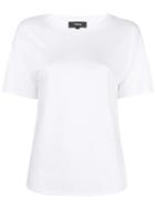 Theory Plain Panelled T-shirt - White