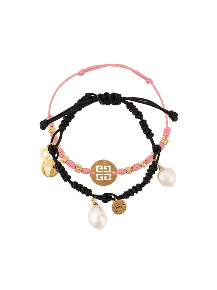 Givenchy Set Of Lucky Bracelets - Black