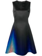 Lanvin Hued Flared Dress - Black