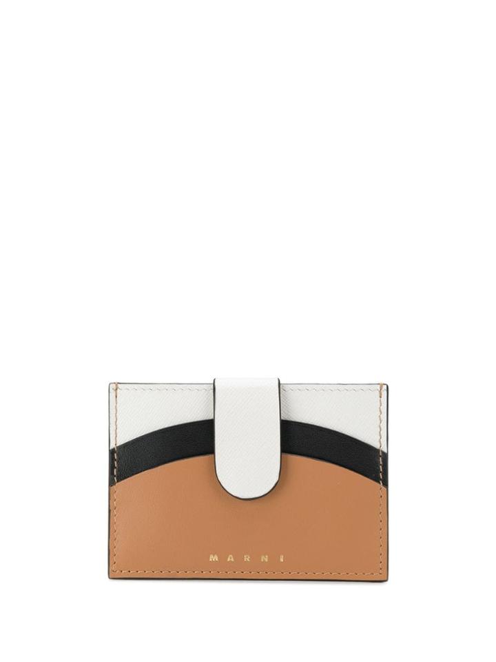 Marni Rectangular Cardholder - Brown