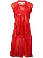 Junya Watanabe Comme Des Garçons Sequin T-shirt Dress - Red