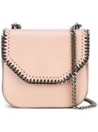 Stella Mccartney - Mini Falabella Box Shoulder Bag - Women - Polyurethane - One Size, Nude/neutrals, Polyurethane