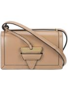 Loewe Triangle Detail Shoulder Bag, Women's, Brown, Calf Leather