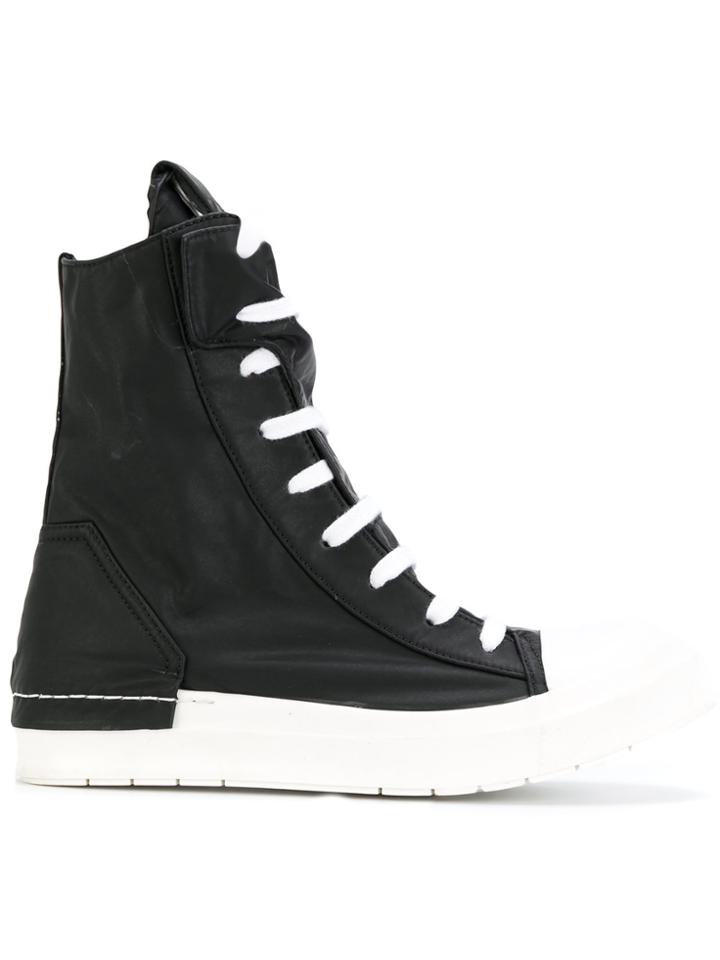 Cinzia Araia Side Zip Sneaker Boots - Black