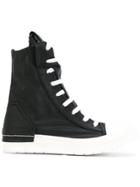 Cinzia Araia Side Zip Sneaker Boots - Black