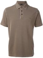 Z Zegna - Embroidered Logo Polo Shirt - Men - Cotton - M, Brown, Cotton