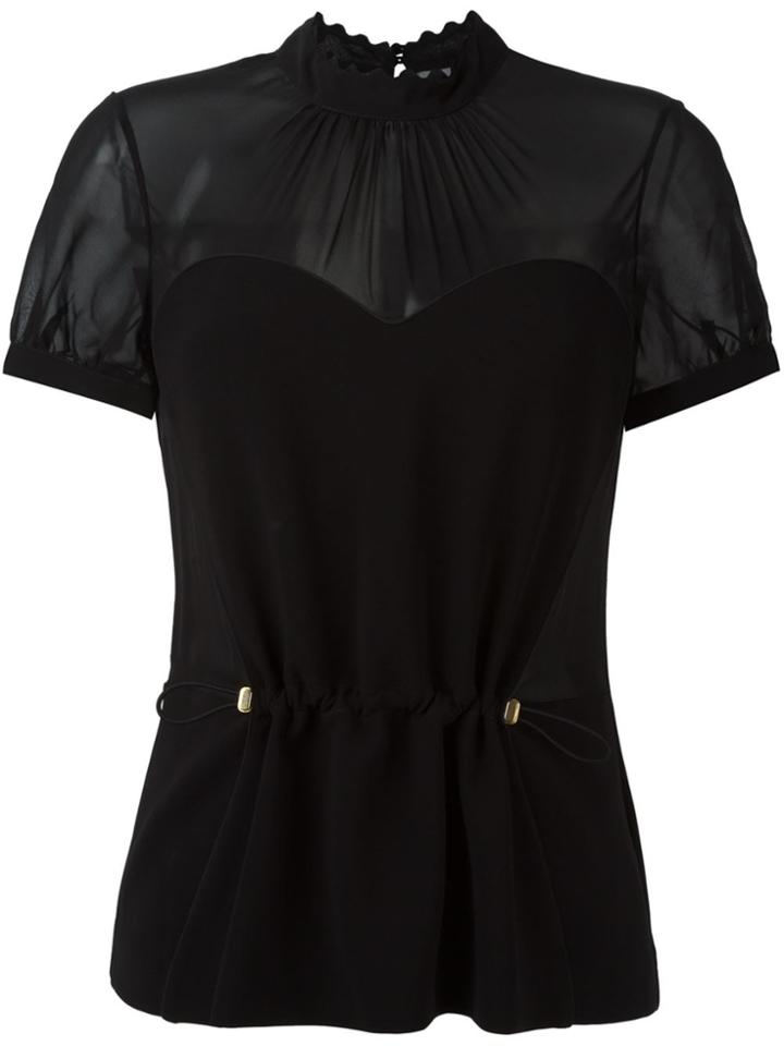 Mary Katrantzou 'sphene' Blouse - Black