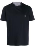 Brunello Cucinelli Logo T-shirt - Blue