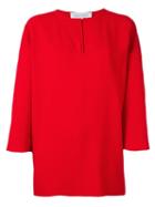 Gianluca Capannolo 'judy' Tunic, Women's, Size: 40, Red, Acetate/viscose