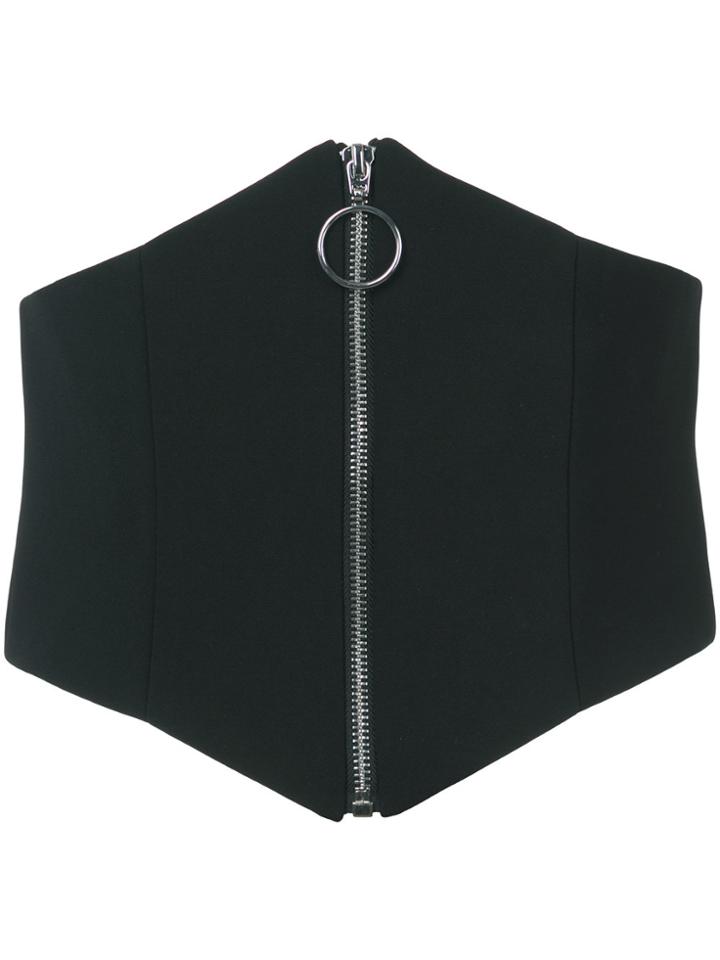 Christian Siriano Zipped Corset - Black