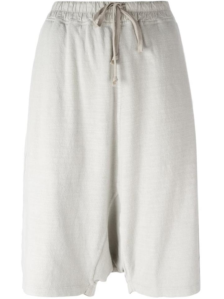 Rick Owens Drkshdw Drop Crotch Shorts, Women's, Size: Medium, Nude/neutrals, Cotton