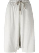 Rick Owens Drkshdw Drop Crotch Shorts, Women's, Size: Medium, Nude/neutrals, Cotton