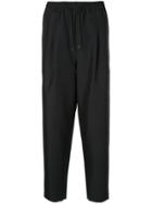 Yoshiokubo Tuck Trousers - Black