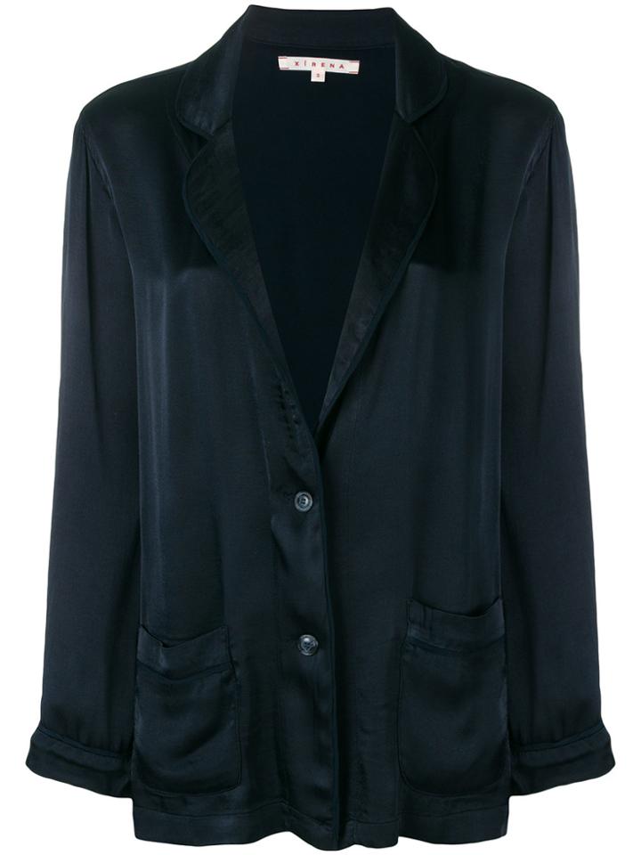 Xirena Relaxed Blazer Jacket - Blue