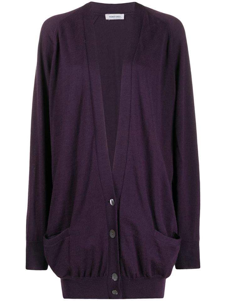 Romeo Gigli Pre-owned Cardigan 1973 - Purple
