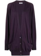 Romeo Gigli Pre-owned Cardigan 1973 - Purple