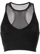 Adam Selman Sport Racer Crop Top Adam Selman - Black